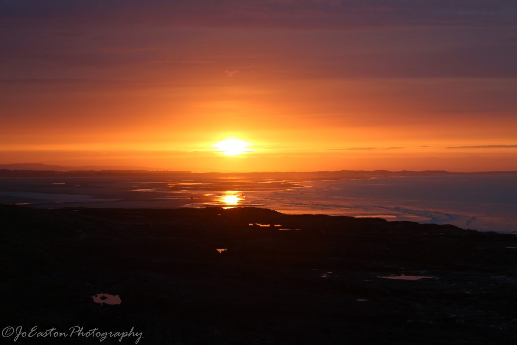 Budle Bay at Sunset